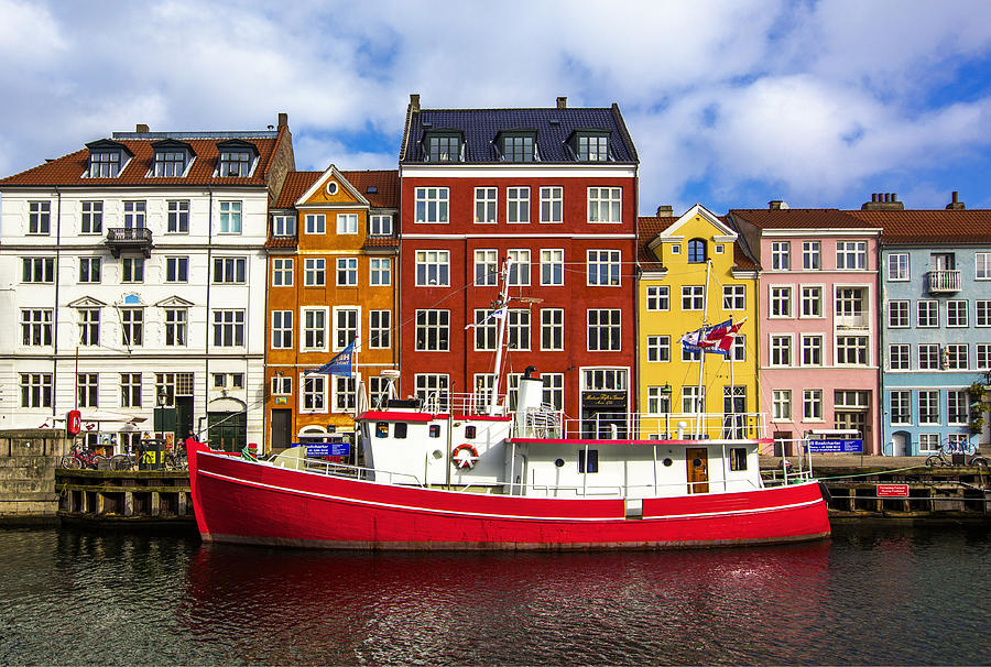 Colorful Nyhavn on a sunny day Photograph by Margarita Almpanezou