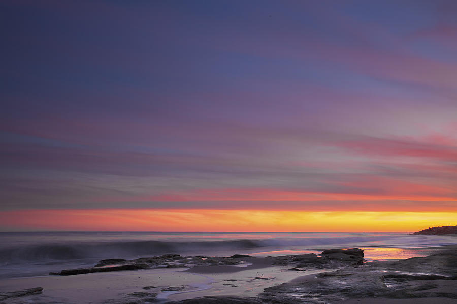 Colorful Ocean Sunset At Twilight Photograph by Jo Ann Tomaselli