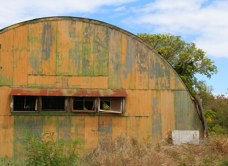 Colorful Old Quonset  Hut  Barn Photograph by John Orsbun