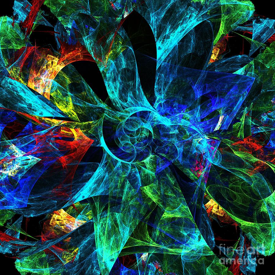 Colorful Petals Digital Art by Klara Acel
