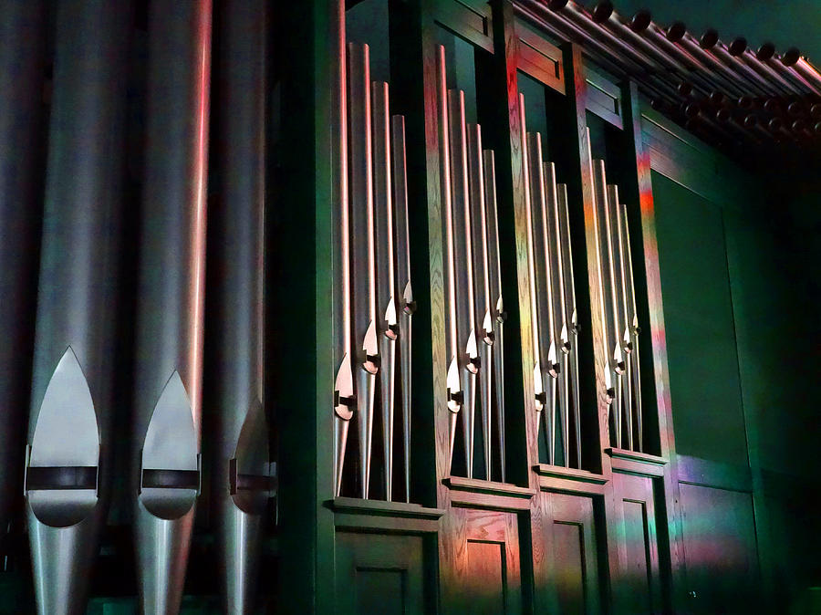Music Photograph - Colorful Pipes by David T Wilkinson