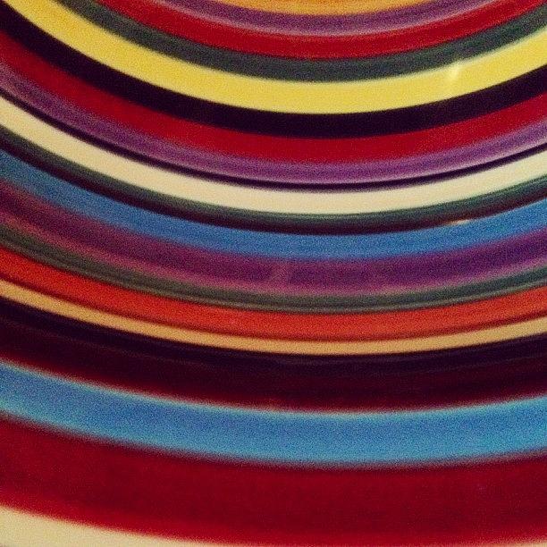 Cup Photograph - Colorful Plate by Dan Mason
