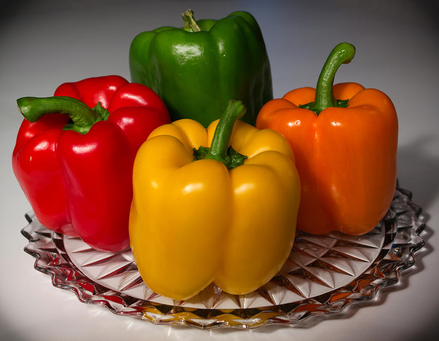 Still Life Photograph - Colorful Platter by Shane Bechler