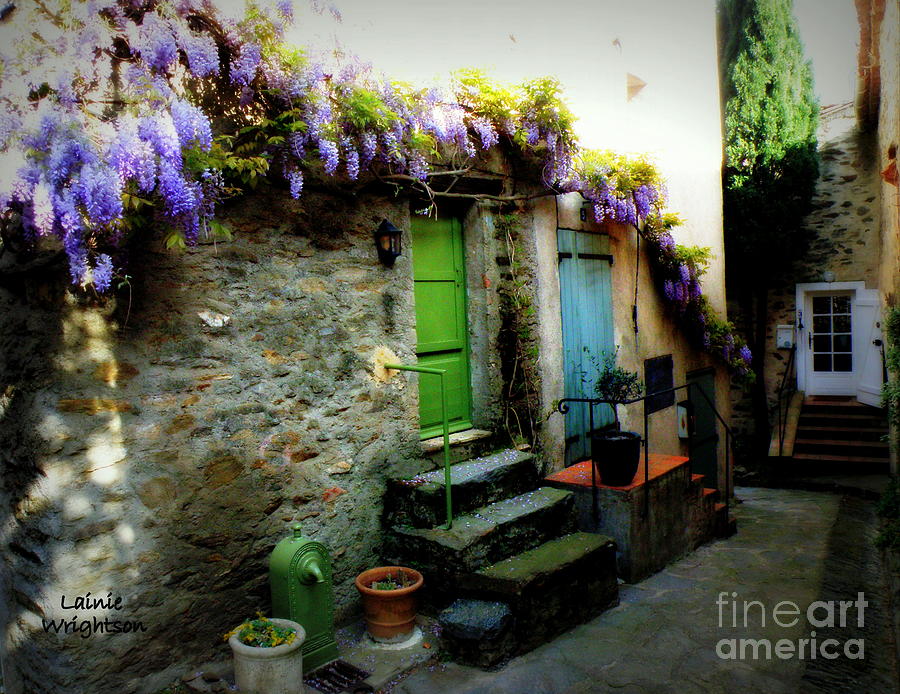 Colorful Provence Street Photograph by Lainie Wrightson