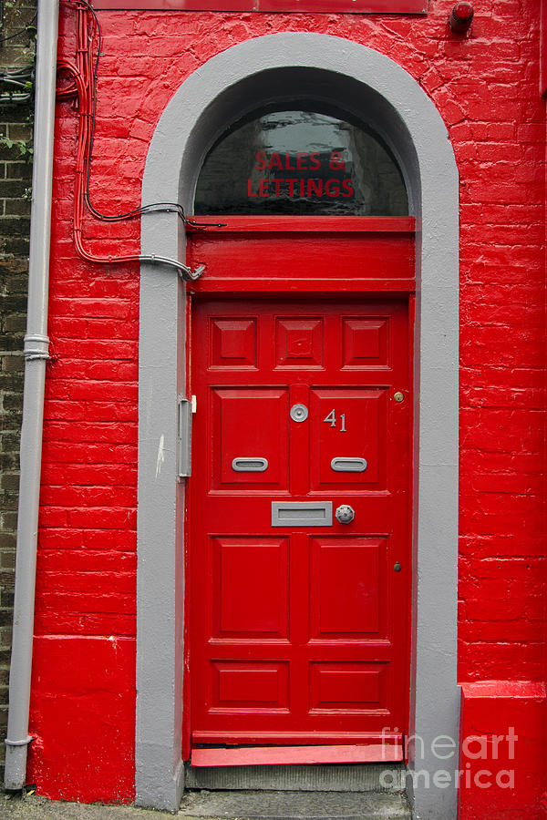 Colorful red door on red wall Photograph by RicardMN Photography