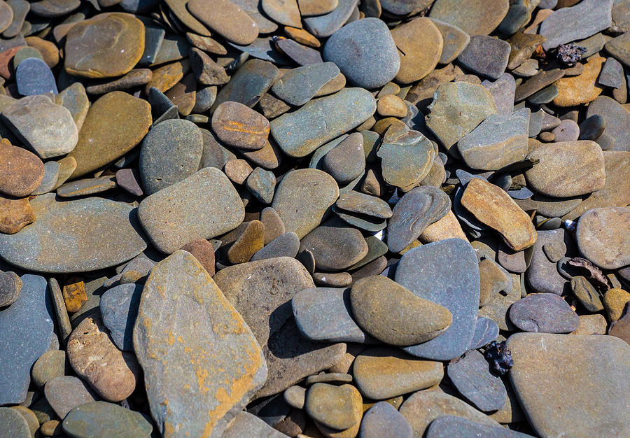 Colorful River Rocks Photograph by Photographic Arts And Design Studio