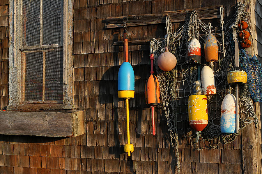 Colorful Rockport Buoys Photograph by Juergen Roth - Fine Art America