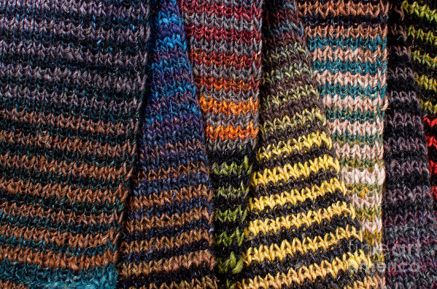 Colorful scarves Photograph by Les Palenik