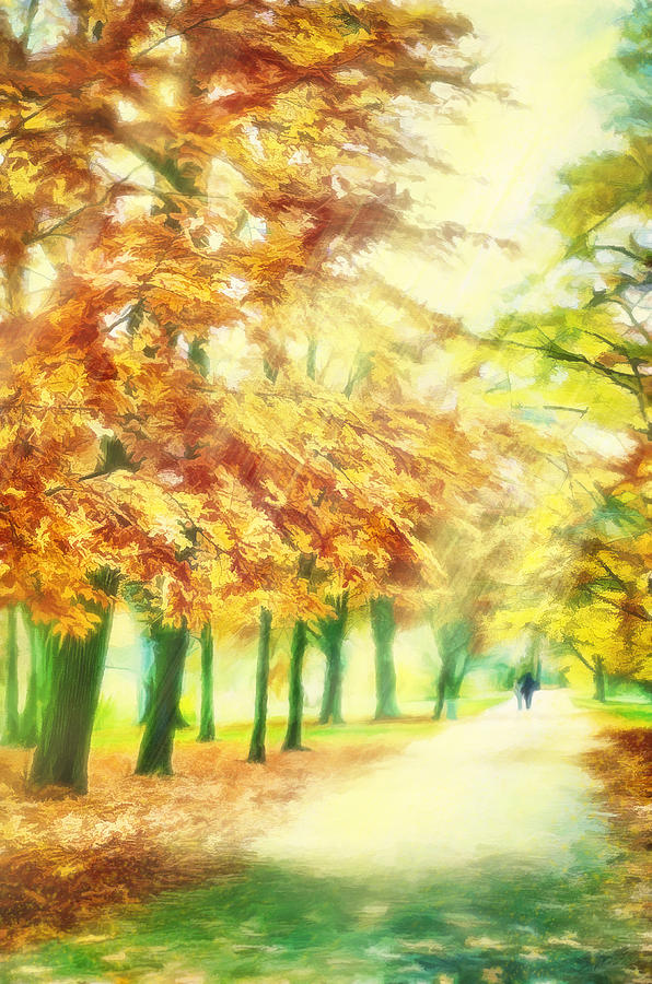 Colorful Painting - Colorful Sun Light Path by Gynt Colorful Painting - Colorful Sun Light Path by Gynt