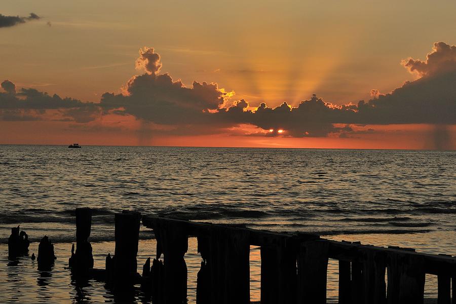 Colorful Sunset Behind the Clouds Photograph by Pamela McCreight - Fine ...