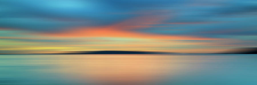 Colorful Sunset With Long Exposure Photograph by Macbrianmun