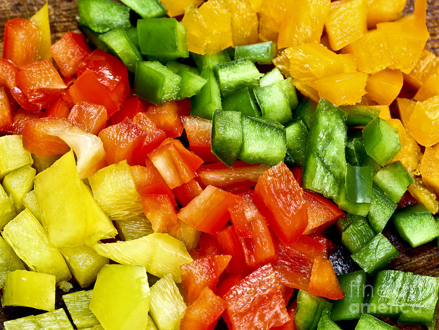 Colorful Sweet Peppers Photograph by Pattie Calfy