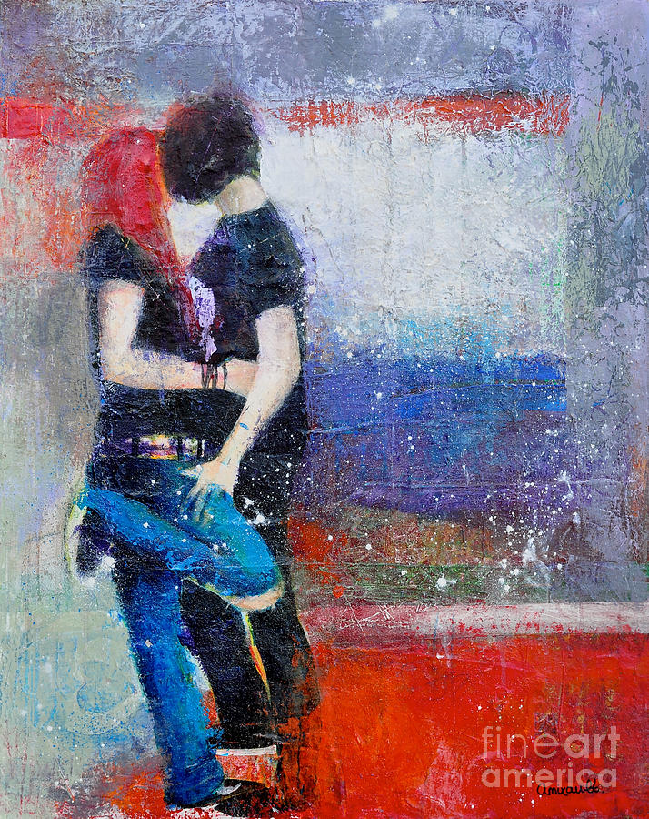 Colorful Teens Together For Ever by Johane Amirault