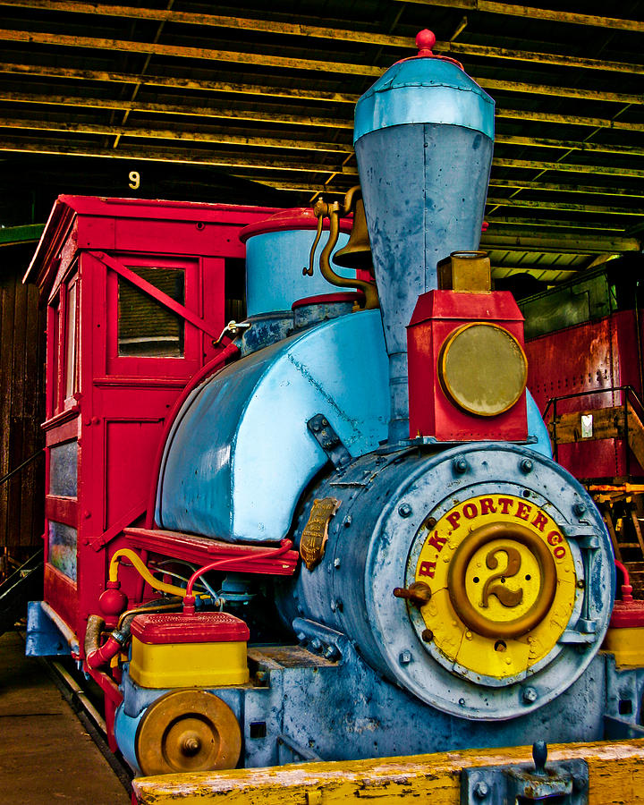 Colorful Train Photograph by David and Carol Kelly