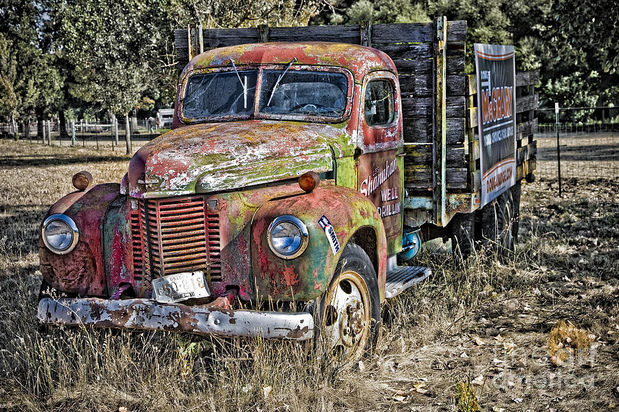 Colorful Truck Photograph by Timothy Hacker