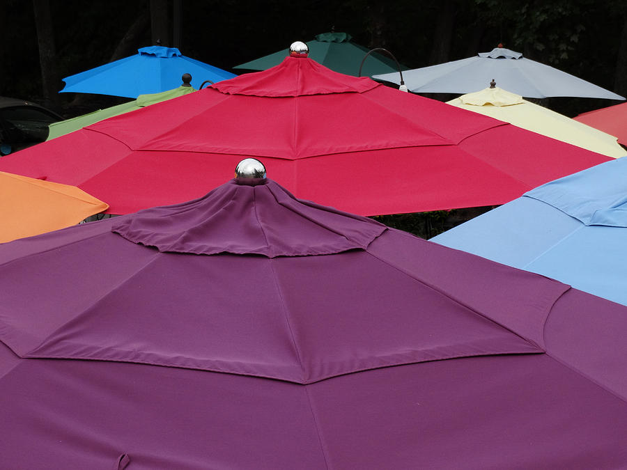 Colorful Umbrellas Photograph by David T Wilkinson