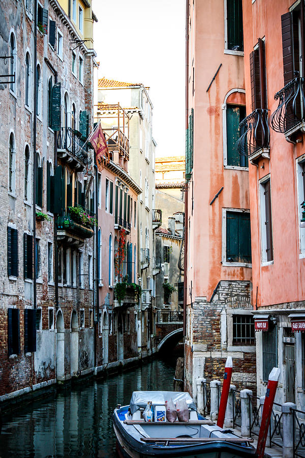 Colorful Venice Canal Photograph by Anthony Doudt