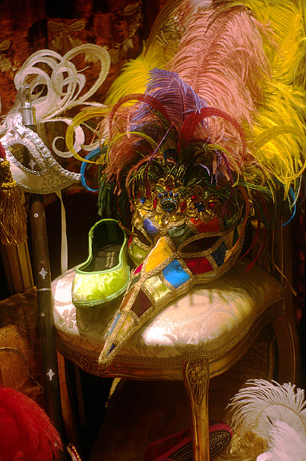Colorful Venice Mask  Photograph by Suzanne Powers