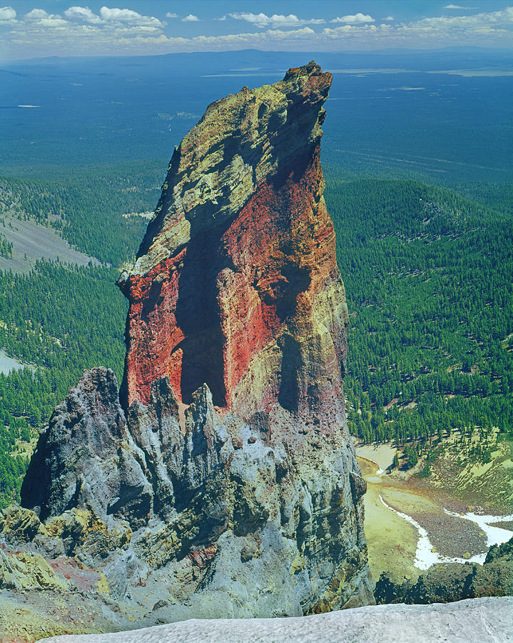 105830-Colorful Volcanic Plug Photograph by Ed  Cooper Photography