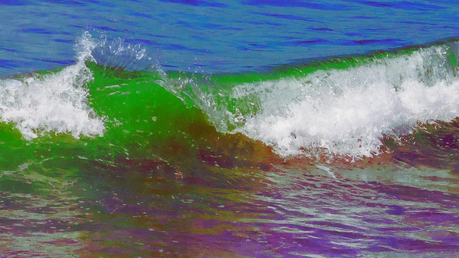 Colorful Wave Digital Art by Ernest Echols