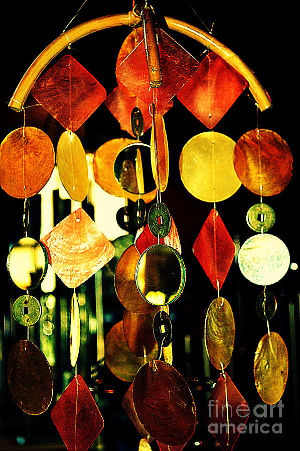 Colorful Wind Chime Photograph by Susanne Van Hulst