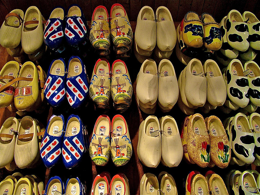 Colorful Wooden Shoes in Zwanse Schans-Netherlands Photograph by Ruth Hager