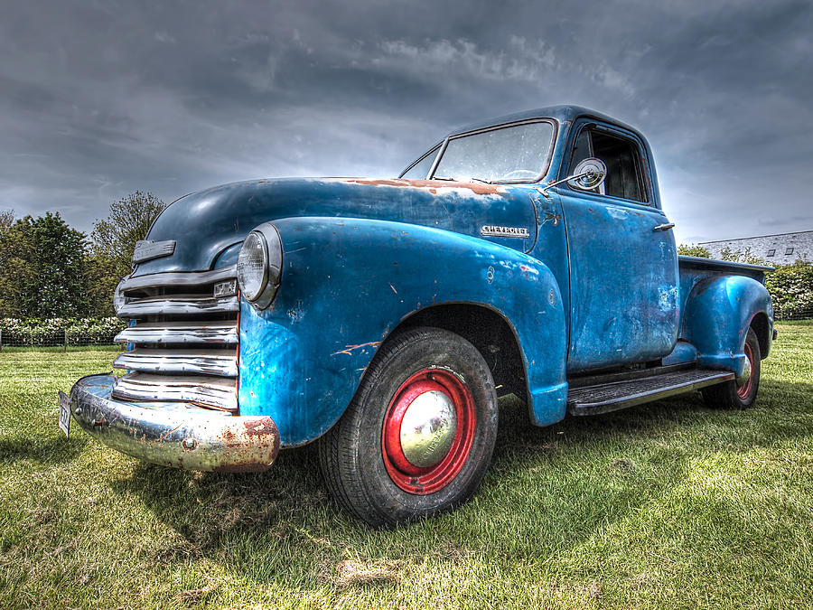 Colorful Workhorse - 1953 Chevy Truck Photograph by Gill Billington