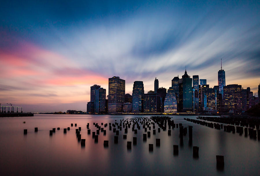 colorfull Manhattan Sunset Photograph by Margarethe Jaeger - Fine Art ...