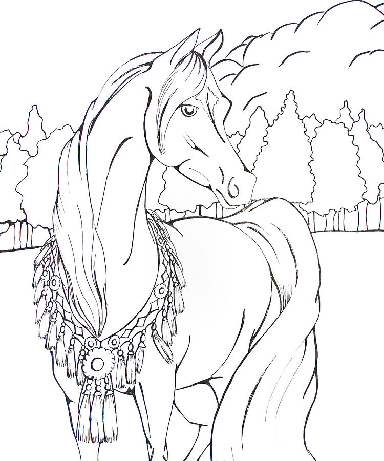 Coloring Page 3 Drawing by Lisa Nadler - Fine Art America