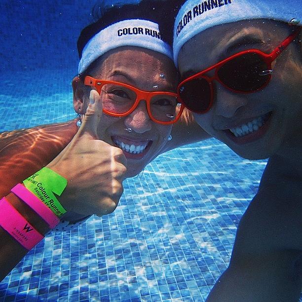 #colorrunner Underwater Shot! Photograph by Marcus Chan