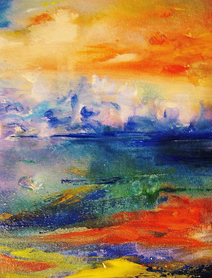 Colors 61 Painting by Helen Kagan
