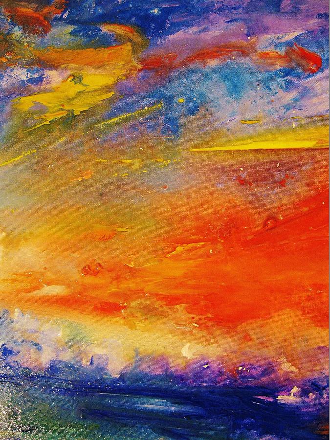 Colors 64 Painting by Helen Kagan