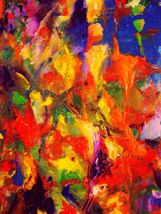 Colors 76 Painting by Helen Kagan