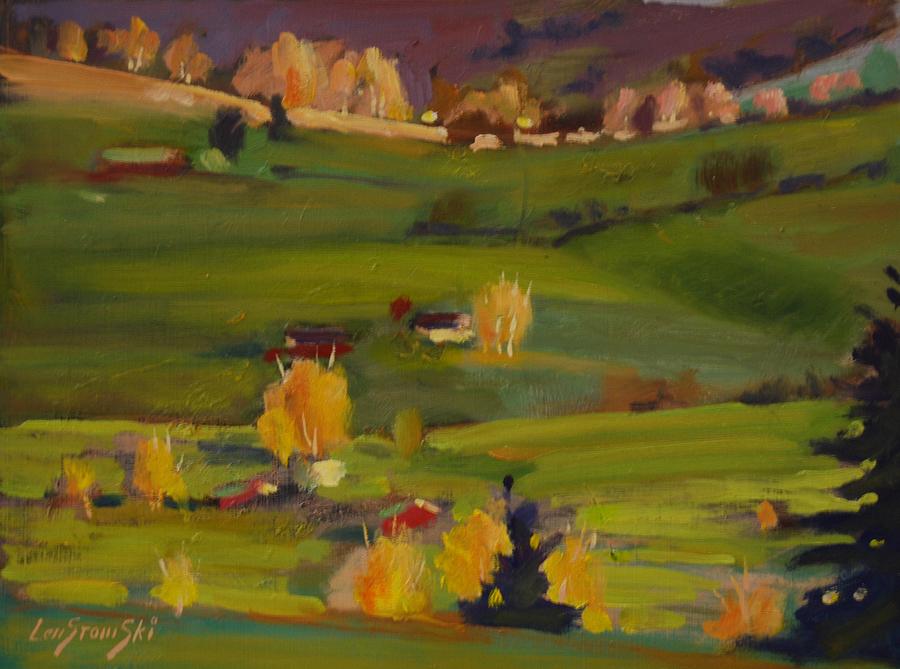 Colors of Autumn Painting by Len Stomski