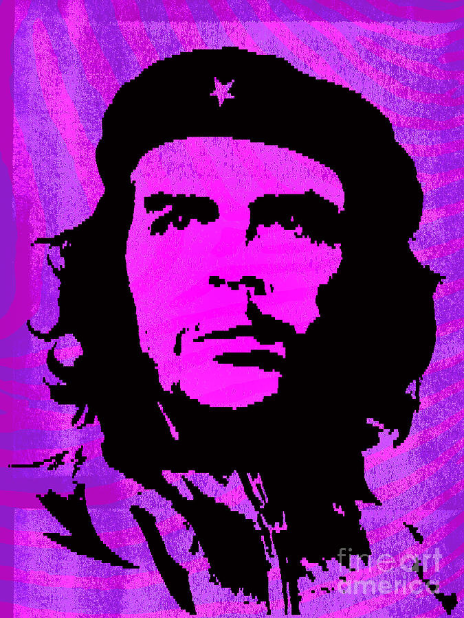 Che Guevara Digital Art - Colors of Che No.1 by Bobbi Freelance