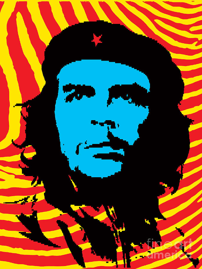 Che Guevara Digital Art - Colors of Che No.2 by Bobbi Freelance
