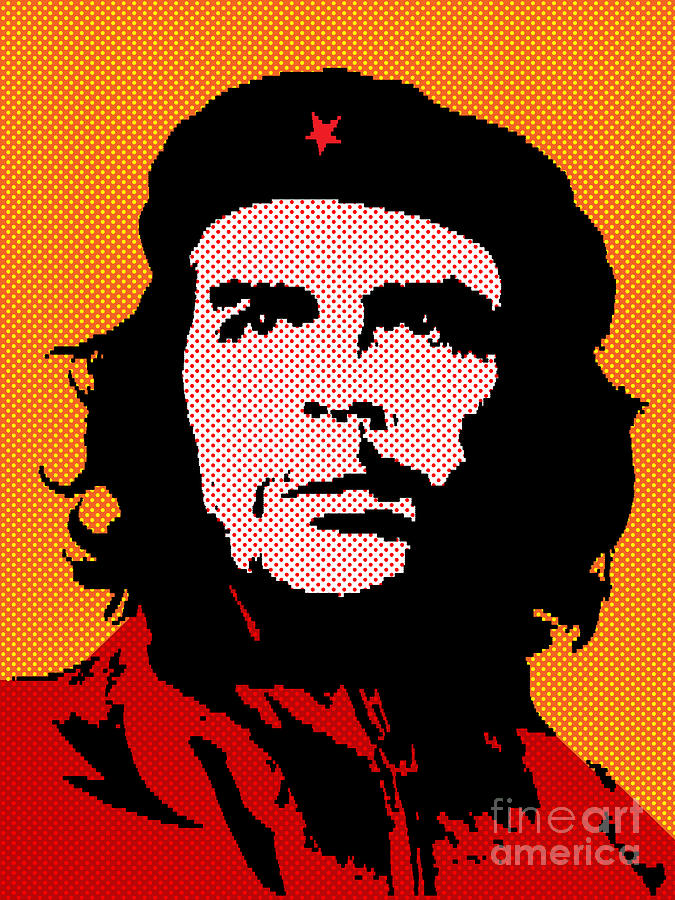 Che Guevara Digital Art - Colors of Che No.3 by Bobbi Freelance