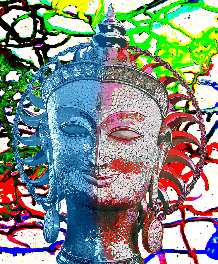 Buddha Painting - Colors of divinity by Karunita Kapoor