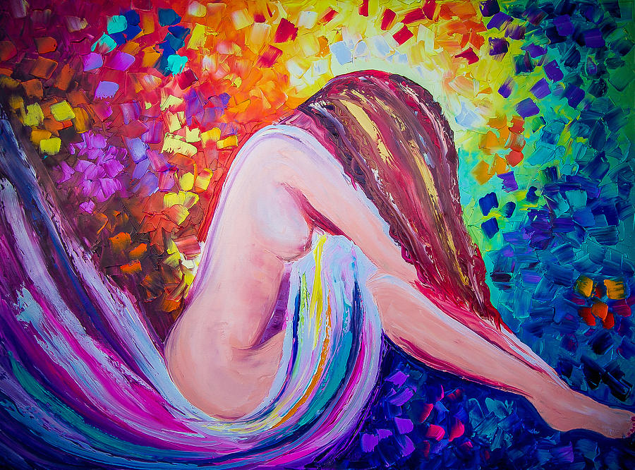 Nude Painting - Colors of Hope by Jessilyn Park