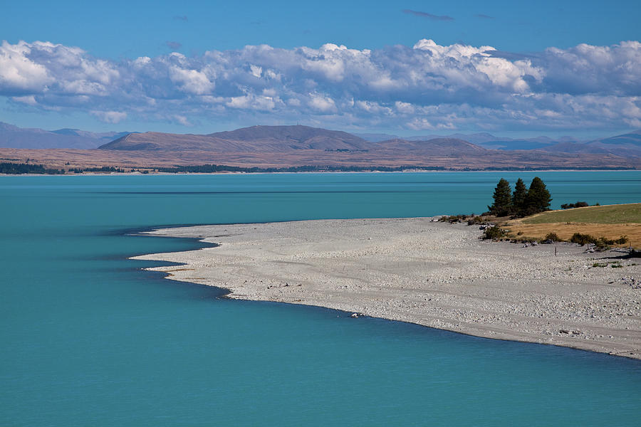 Colors Of Lake Pukaki Photograph by Paul Boyden - Polimo
