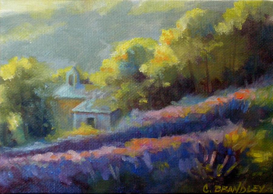 Colors of Provence Painting by Chris Brandley