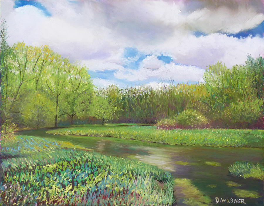 Spring Pastel - Colors of Spring at Millbrook Marsh by Denise Wagner
