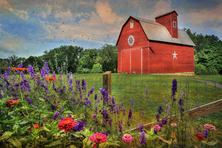 Barn Photograph - Colors of Summer by Lori Deiter