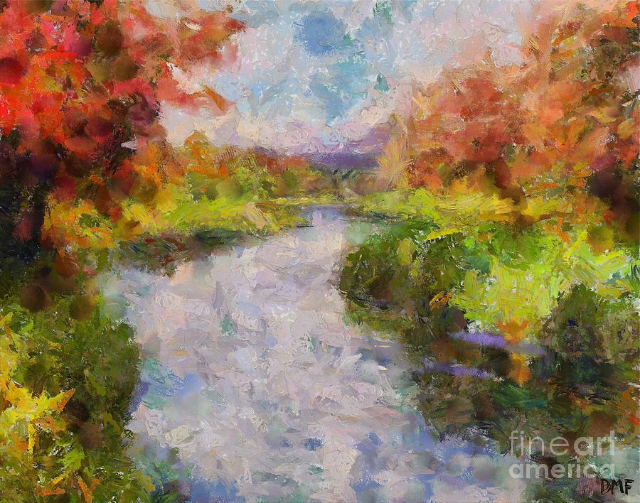 Colors Of The Autumn Painting by Dragica  Micki Fortuna