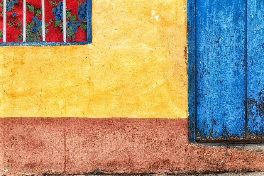 Colors of Wall Photograph by Marzena Grabczynska Lorenc