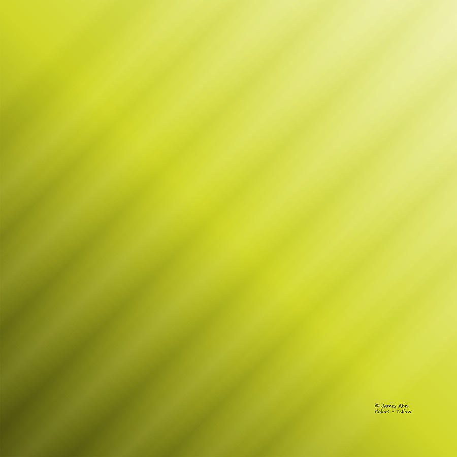 Colors - Yellow Digital Art by James Ahn