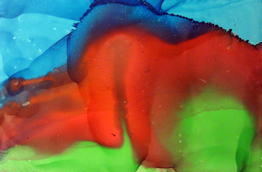 Colorscape Green Mixed Media by Aimee Bruno