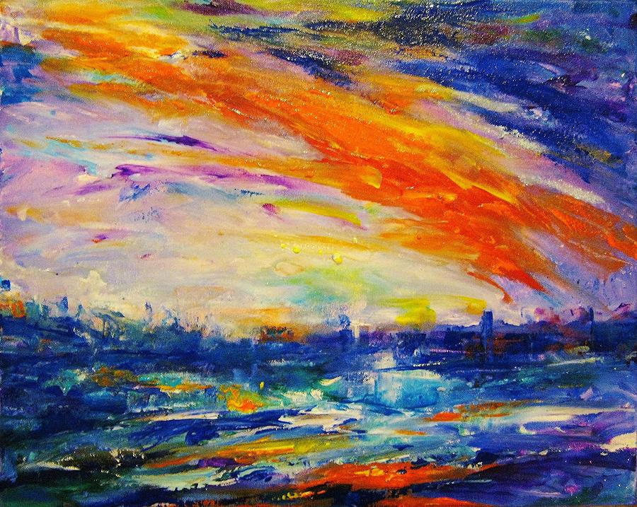 ColorScapes #4 Painting by Helen Kagan