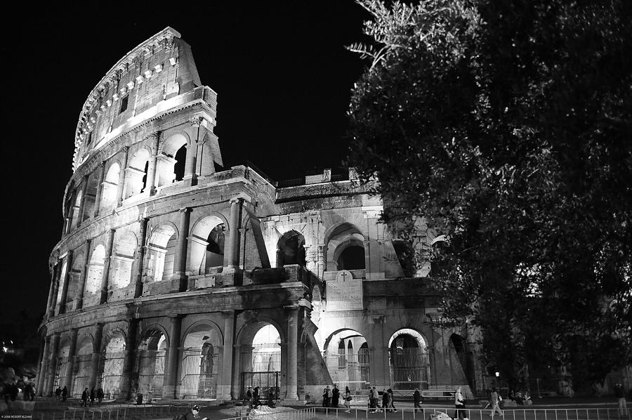 Colosseum At Night Number One Photograph by Robert Klemm