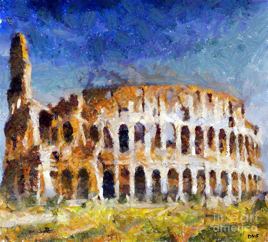 Colosseum Painting by Dragica  Micki Fortuna